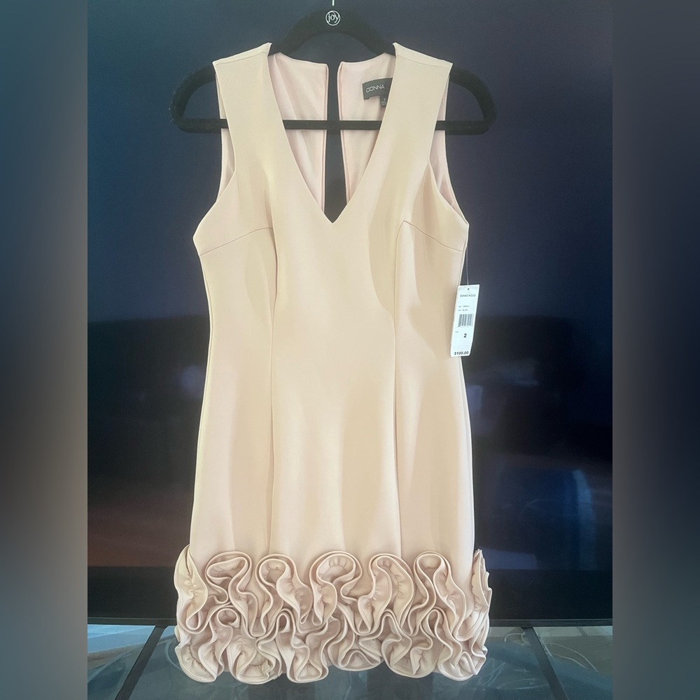 Donna Ricco blush dress